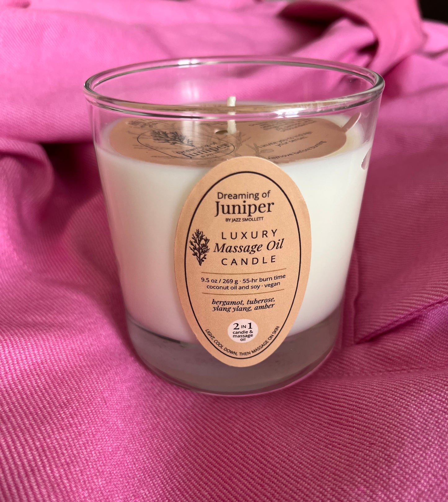 A Moment In Time Luxury Massage Oil Candle